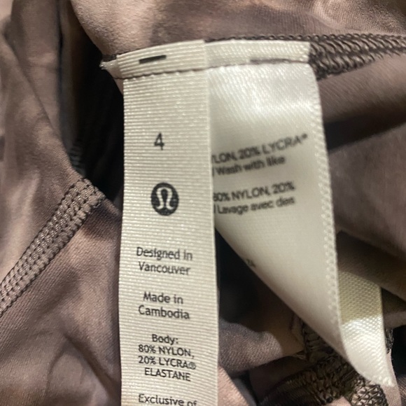 Lululemon Align HR high rise Mink Bery Leggings-23” size 4 - Picture 8 of 9